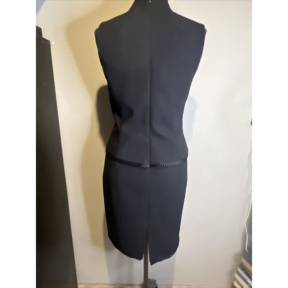 Yves Cossette Depeche Mode Black Sleeveless Dress Size 6 Classic - Picture 8 of 11